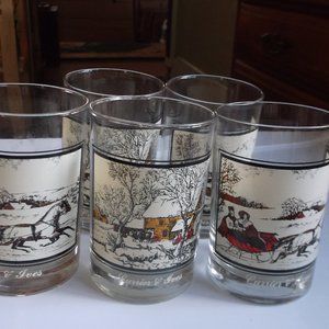 1978 Arby's winter series collectors glasses.